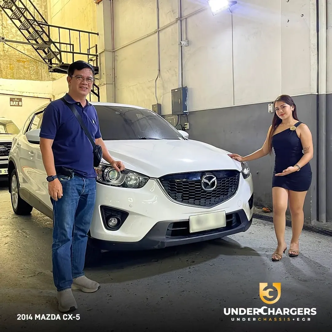 Underchargers customer and serviced vehicle