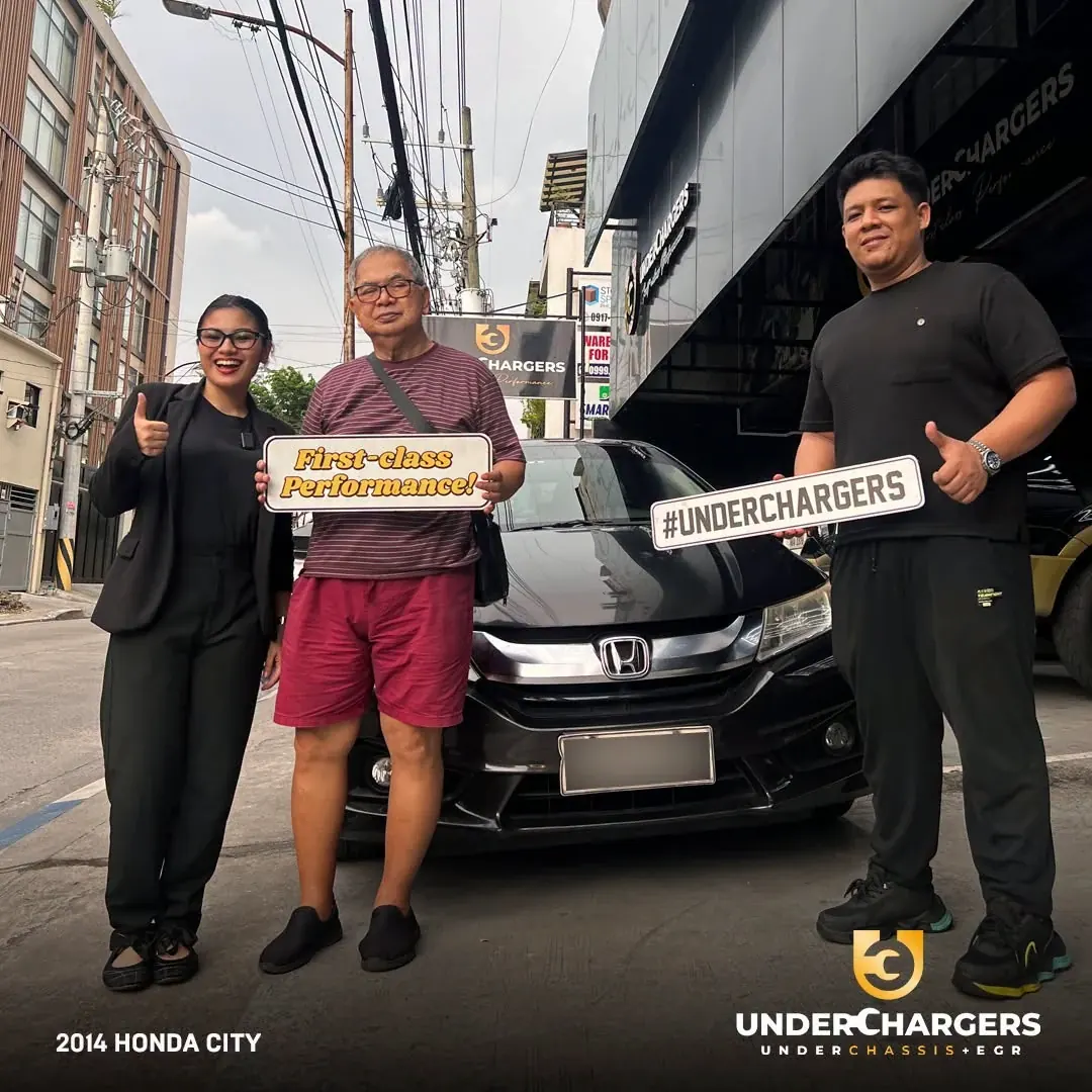 Underchargers customer and serviced vehicle