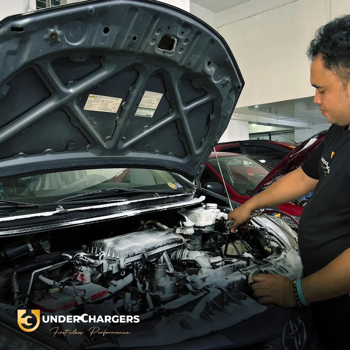 EGR and engine system service at Underchargers