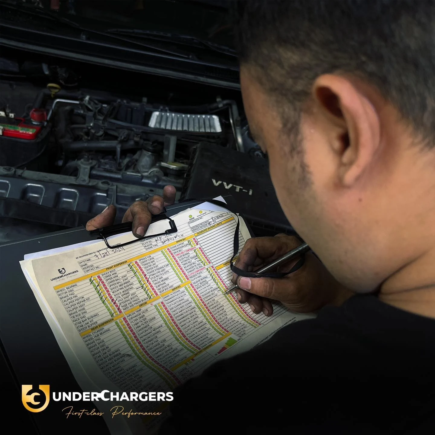 Preventive maintenance service at Underchargers
