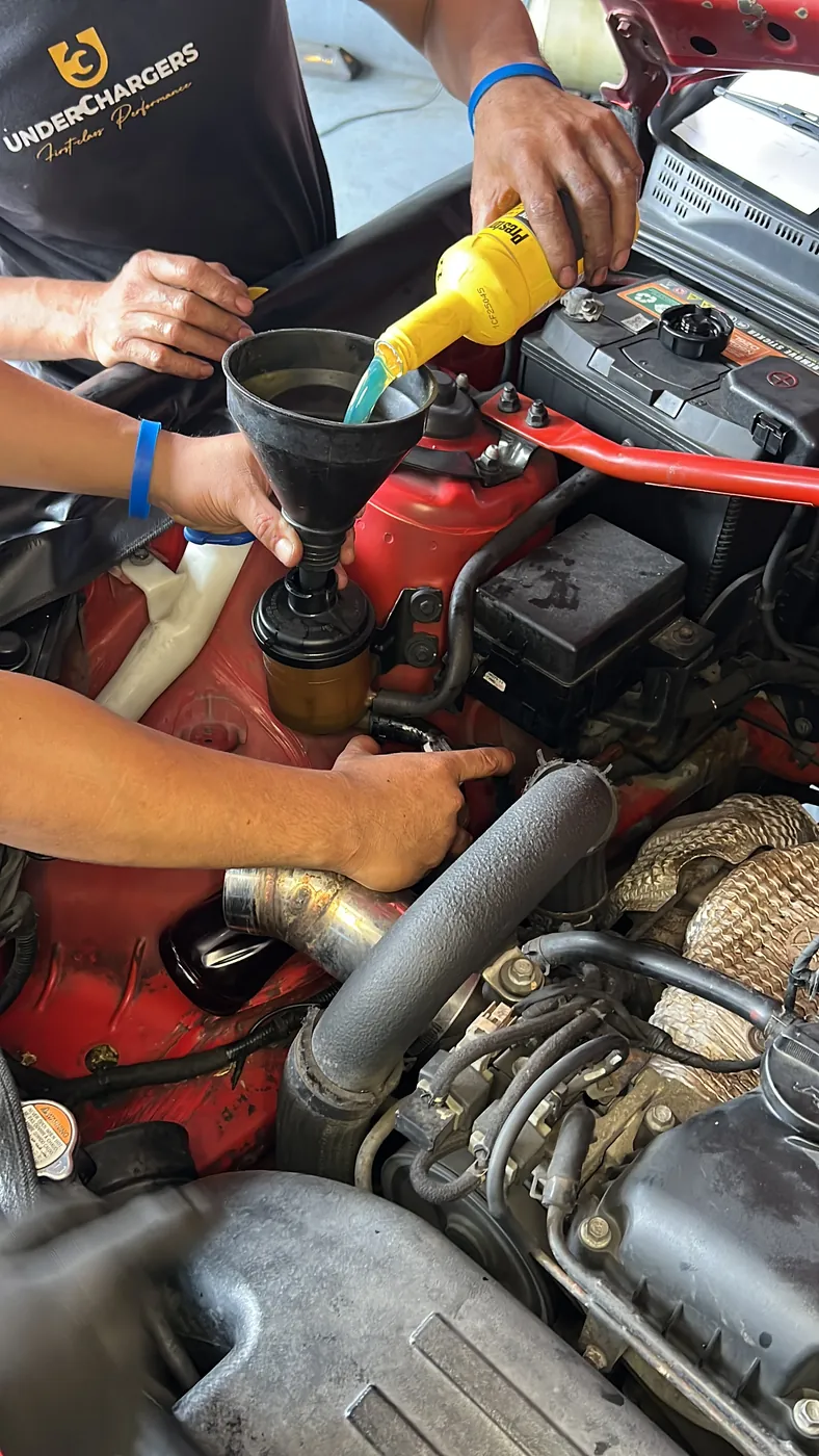 Fluid concern service reference at Underchargers