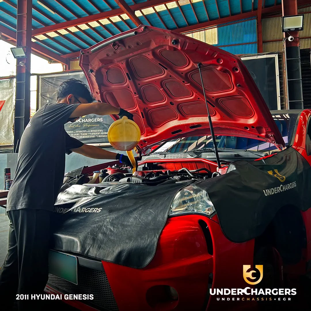 Fluid refill and service at Underchargers