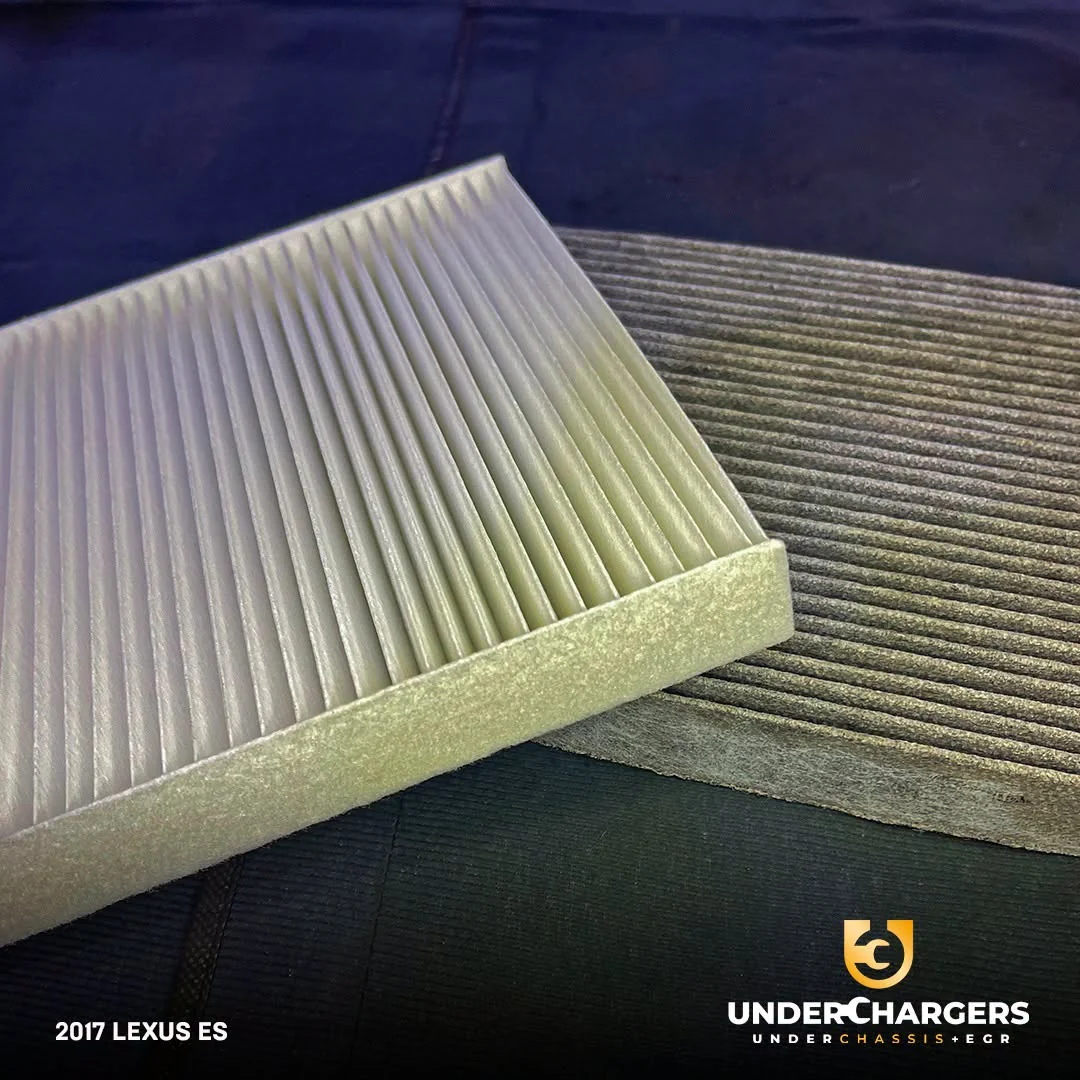 2017 Lexus ES cabin filter replacement at Underchargers
