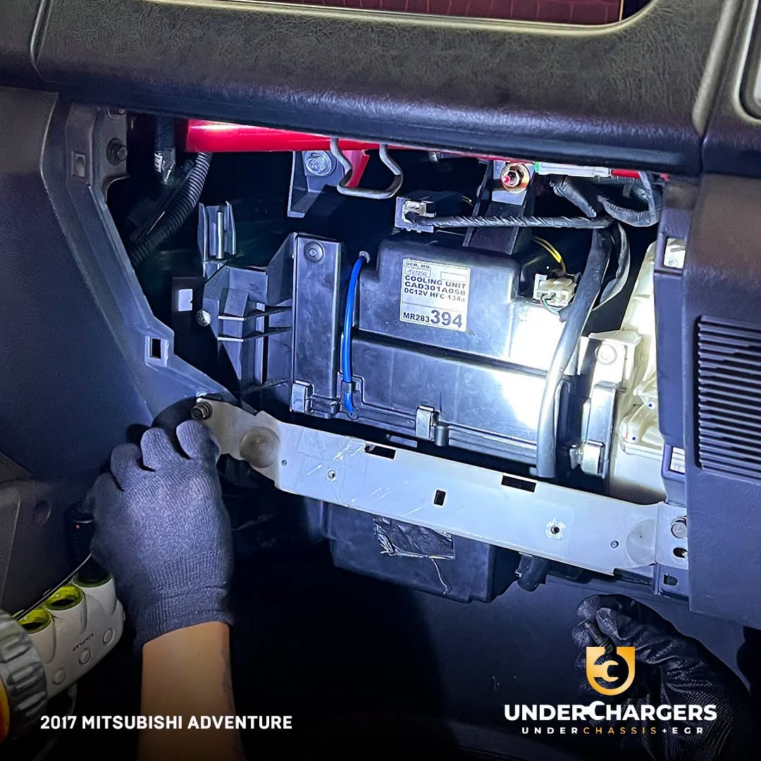 Actual Underchargers aircon service work